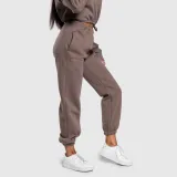 Női oversized melegítőnadrág Iron Aesthetics Simone, barna · záber 1