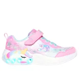 Lány szabadidőcipő SKECHERS S Lights Unicorn Wishful Magic K pink turquoise · záber 2