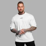 Oversize póló Iron Aesthetics Major, fehér · záber 2