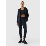 Női edzőnadrágok 4F TROUSERS FNK F1066-WMM00TFTRF1066-20S-DEEP BLACK · záber 4