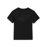 Lány póló rövid ujjú 4F JUNIOR TSHIRT F2333-20S-DEEP BLACK · záber 5