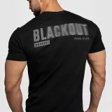 Férfi póló Iron Aesthetics Blackout, fekete · záber 1