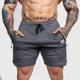 Sportos short Iron Aesthetics Lightning, sötétszürke · záber 5
