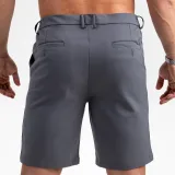 Férfi rövidnadrág Iron Aesthetics Chino Flex, szürke · záber 4