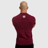 Férfi fitness póló Iron Aesthetics Boxed, bordó · záber 4