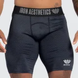 Funkcionális rövidnadrág Iron Aesthetics Evolution, fekete · záber 1