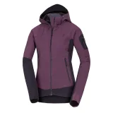 Női túrázó Softshell dzseki NORTHFINDER JANELL-810wineblack · záber 4