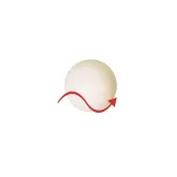 Dynamic pool trükkös fehér golyó, BE2, 57,2 mm · záber 2