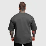Oversize póló Iron Aesthetics Major, szürke · záber 4