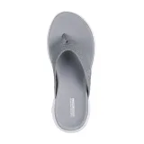 Női papucsok (strandcipők) SKECHERS On The Go 600 Sunny W grey white · záber 4
