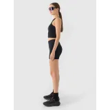 Női edzőnadrágok 4F SHORT TIGHTS FNK F055-RAW24TFSTF055-20S-DEEP BLACK · záber 4