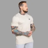 Férfi póló Iron Aesthetics Blackout, sand · záber 5