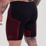 GymBeam OG1 Seamless Shorts Black/Red · záber 5