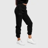 Női oversized melegítőnadrág Iron Aesthetics Simone, fekete · záber 1
