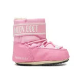 Junior magas téli cipők MOON BOOT MB CRIB NYLON JR-J004 LIGHT PINK · záber 1