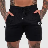 Sportos short Iron Aesthetics Lightning, fekete · záber 4