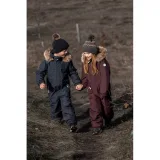 Gyerek téli sapka COLOR KIDS Hat W. Detachable Fake Fur, total eclipse 741225.7850 · záber 4