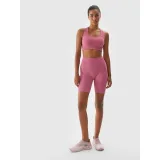 Női edzőnadrágok 4F SHORTS FNK-WAW24TFSHF710-53S-DARK PINK · záber 4