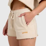 Női short Iron Aesthetics Heavy-Terry, bézs · záber 1