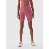 Női edzőnadrágok 4F SHORTS FNK-WAW24TFSHF710-53S-DARK PINK · záber 2