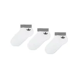 Zoknik ADIDAS ORIGINALS 3-PACK - TREF ANK SCK HC WHITE BLACK · záber 1