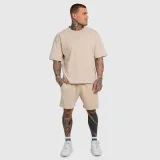 Férfi szett Iron Aesthetics X Washed, bézs · záber 1