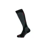 Sí zokni BLIZZARD Wool Performance ski socks, black wine red · záber 1