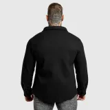 Férfi filc ing Iron Aesthetics Felted, fekete · záber 3