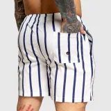 Férfi úszóshort Iron Aesthetics Boardwalk, fehér · záber 4