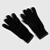 Kötött kesztyű Iron Aesthetics Touch Screen, fekete · záber 5