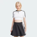 Női rövid ujjú póló ADIDAS ORIGINALS 3 S BABY TEE-BLACK · záber 2