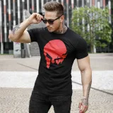 Ultrasoft póló Iron Aesthetics Skull, B&R · záber 5
