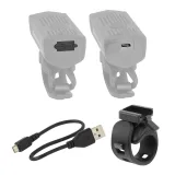 Bicikli lámpa FORCE DOR USB FRONT REAR · záber 2