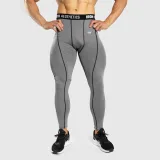 Férfi sportleggings Iron Aesthetics Dry Cool, szürke · záber 5