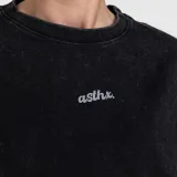 Női oversized póló Iron Aesthetics Fit club, washed grey · záber 5
