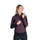 Női túrázó Softshell dzseki NORTHFINDER JANELL-810wineblack · záber 1