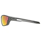 Kerékpáros napszemüvegek UVEX brýle Sportstyle 806 Smoke Matt Mirror Red · záber 2