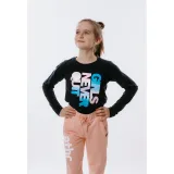 Lány hosszú ujjú póló AUTHORITY KIDS T-NEVER navy · záber 3