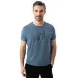 Férfi rövid ujjú póló VOLCANO T-TURF-BLACK · záber 1