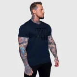 Férfi póló Iron Aesthetics Slash, navy · záber 2