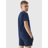 Fiú melegítőnadrág rövidnadrág 4F JUNIOR SHORTS CAS-JWSS24TSHOM272-31S-NAVY - Pohlavie: Gyerek · záber 4