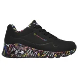 Női szabadidőcipők SKECHERS Uno Loving Love W black · záber 2