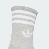 Zoknik ADIDAS ORIGINALS 3 PACK-CREW S WHITE MGREYH BLACK · záber 3