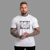 Férfi póló Iron Aesthetics Tactical, fehér · záber 5