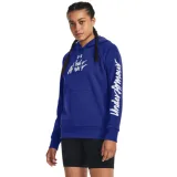 Női melegített kapucnis edzőpulóver UNDER ARMOUR UA Rival Fleece Graphic Hdy-Royal BLU · záber 1