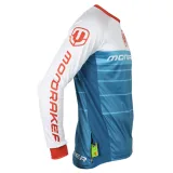 Férfi kerékpáros mez hosszú ujjal MONDRAKER Enduro Trail Jersey long, petrol white red · záber 2