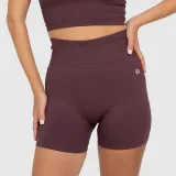 Női sport rövidnadrág Iron Aesthetics Ultimate, plum · záber 4