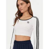 Női hosszú ujjú póló ADIDAS ORIGINALS 3S LS CROP-BLACK · záber 5