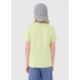 Fiú póló rövid ujjú 4F JUNIOR TSHIRT M2186-45N-CANARY GREEN NEON - Pohlavie: Gyerek · záber 3