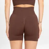 Női sport rövidnadrág Iron Aesthetics Ultimate, barna · záber 4